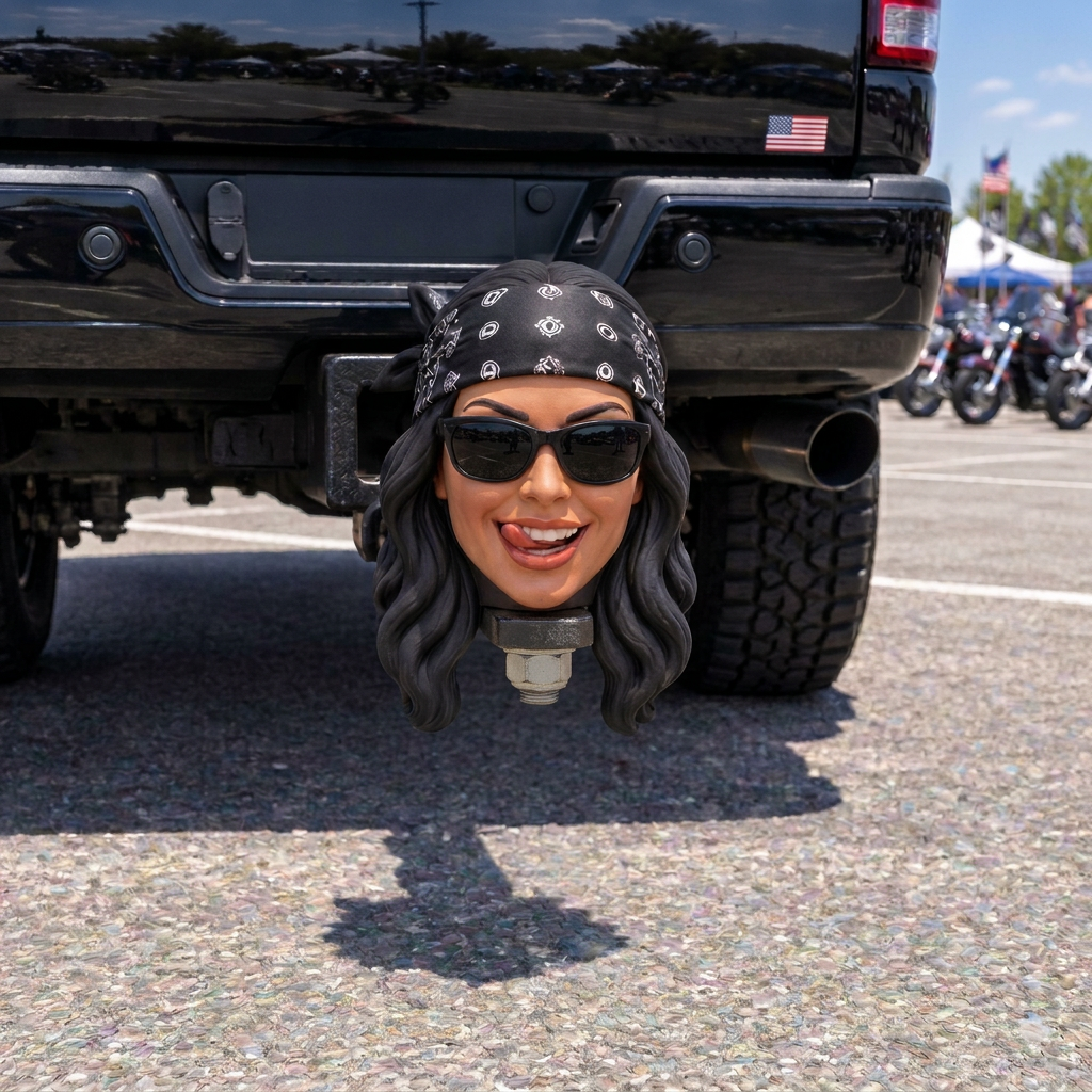 Biker Betty on Black pickup, community photo