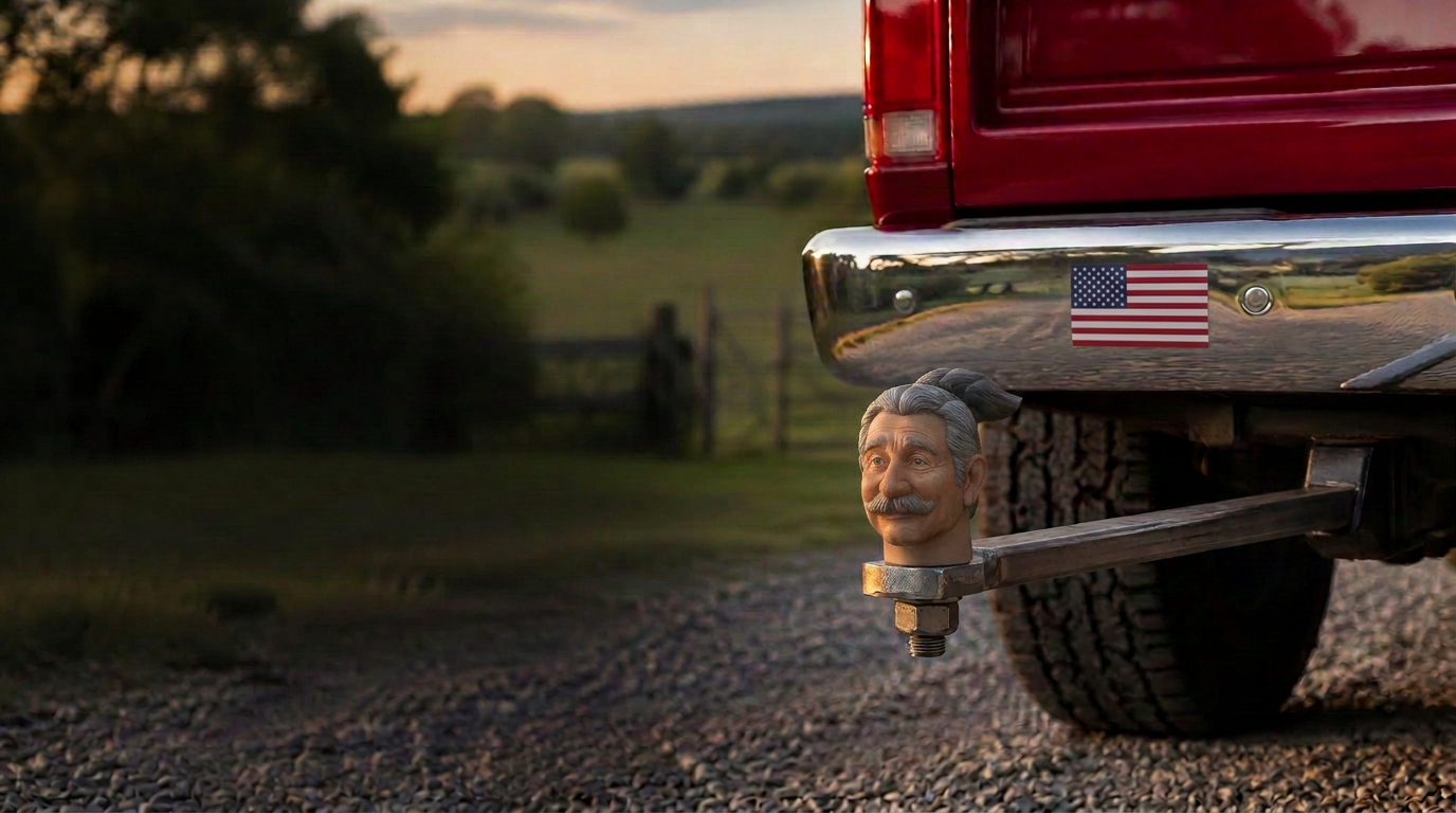 Grandpa Joe head on a Classic Chevy Silverado, placeholder concept
