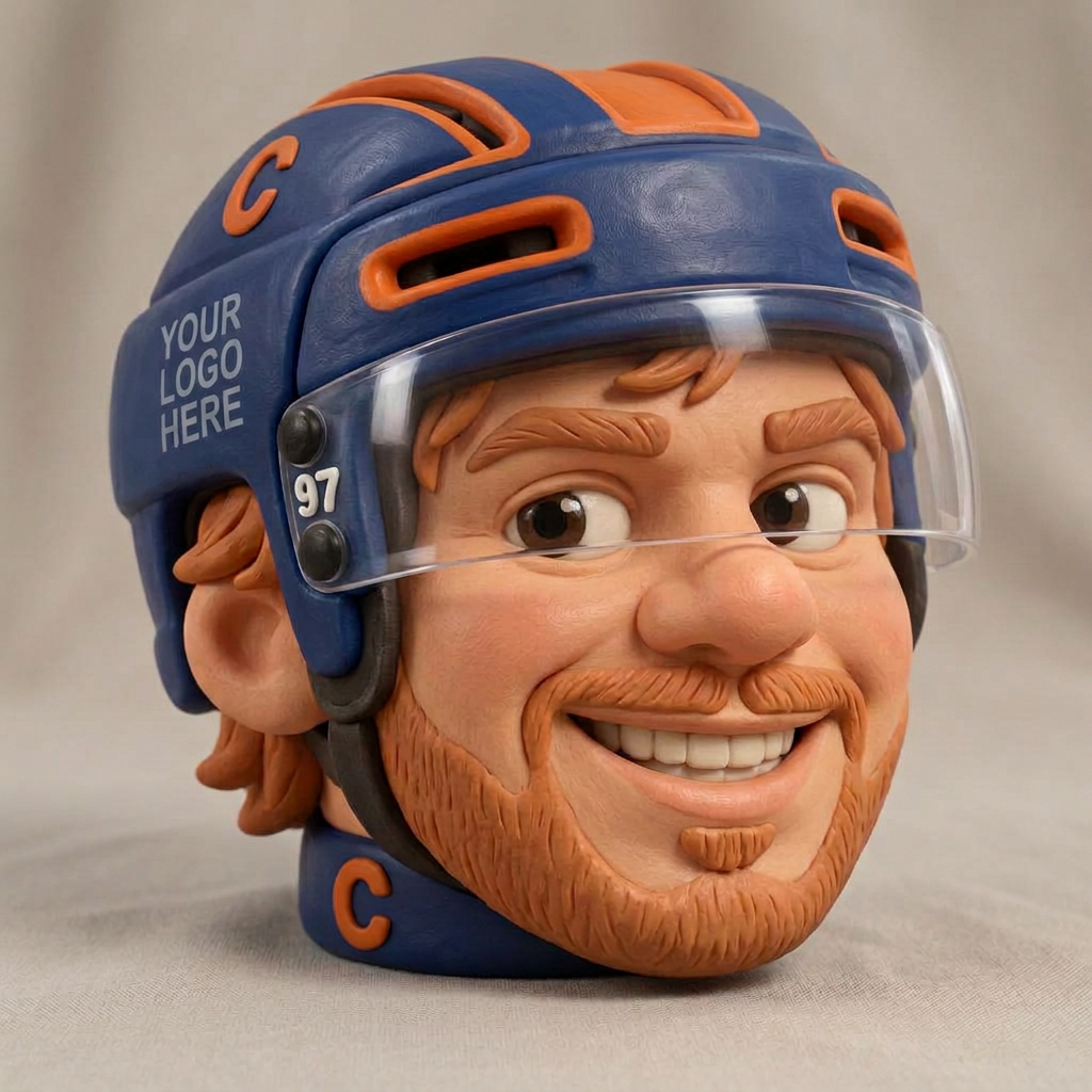 Connor McDavid rubber hitch cover, placeholder design